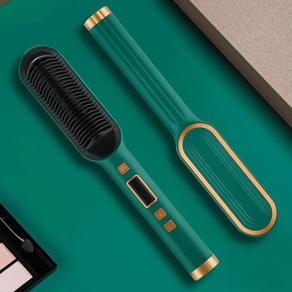 Electric hair straightener comb fast heating women UAE